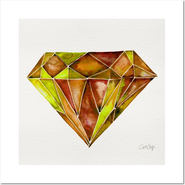 fire opal Wall Art by CatCoq